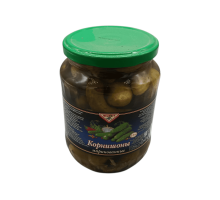 Маринованные корнишоны 720 г | DELCOFF