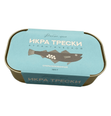 Икра трески атлантической 120г | Рыбное меню