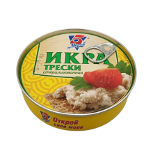 Икра трески стерилизованная 160 гр. | 5 морей