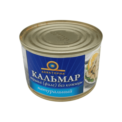 Кальмар натуральный, порционный, без кожицы, 240 г, бренд "Акватория", свежий, готовый к приготовлению, идеально подходит для блюд Алматы.