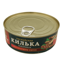 Килька каспийская в томатном соусе 240 г. | Порт Темрюк