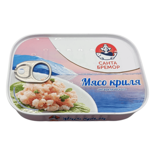 Консервированное мясо антарктического криля Santa Bremor, 105 г, источник белка и омега-