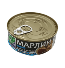Марлин черный филе в масле 160 г | Tasty Tins