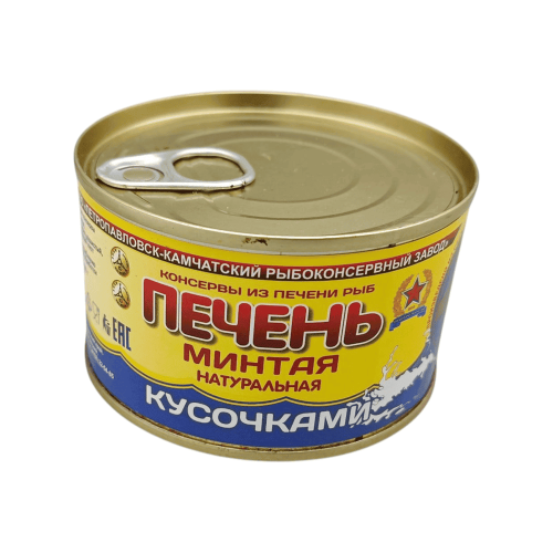 Печень минтая кусочками 220 г