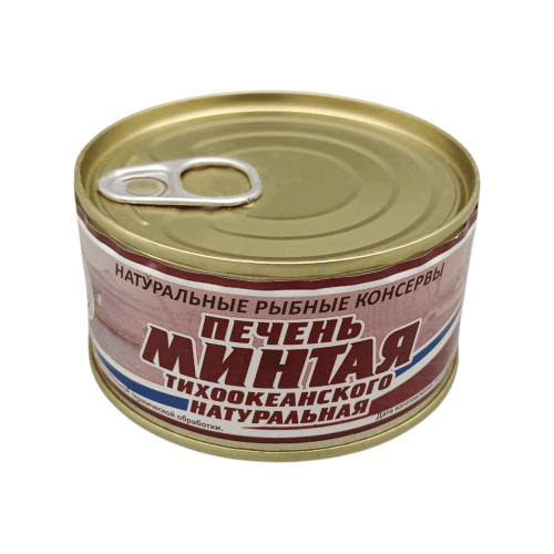 Тынық мұхит минтай бауыры табиғи 185 г