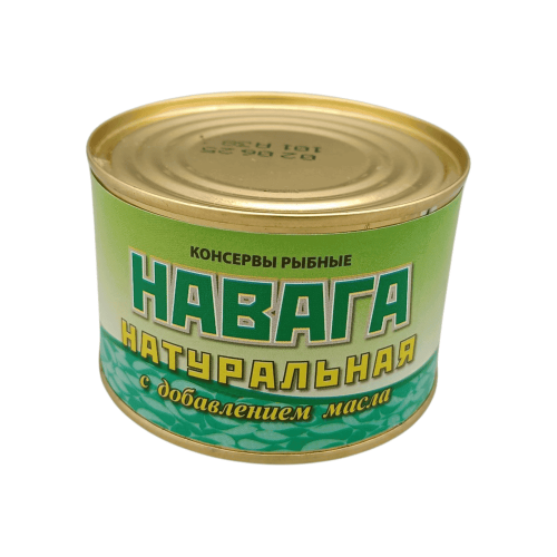 "Янтарь" майымен табиғи навага 250 г - Алматы тұрғындарына арналған, дастарханға дайын, дәмді балық тағамы.