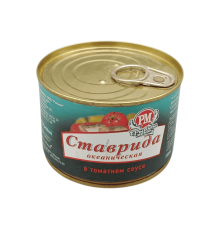 Ставрида атлантическая в томатном соусе 230 г. | Рыбное меню