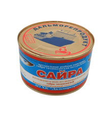 Сайра Натуральная Тихоокеанская из свежевыловленного сырья 250 г | Дальморепродукт