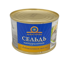 Май қосылған табиғи майшабақ, 240 г | Акватория