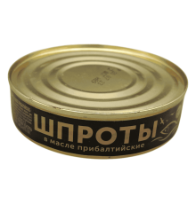 Шпроты в масле из неразделанной кильки 160гр | Главпродукт