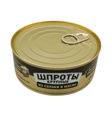 Шпроты в масле из салаки 230 г. | За Родину