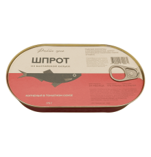 Шпроты в томатном соусе 349 г. | Рыбное меню