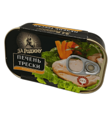 Печень трески натуральная, 115 г | За Родину