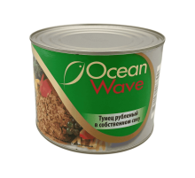 Тунец рубленый в собственном соку 185 г | Ocean Wave