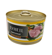 Тунец макрелевый натуральный 240 г | Русский Рыбный Мир
